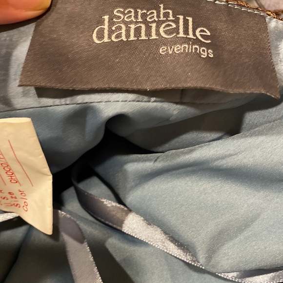 Sarah Danielle Evenings Formal Brown Lace Skirt woman’s size 12 - Picture 2 of 7